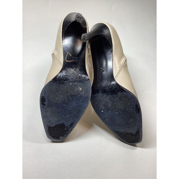 Phillip Lim Alix Cream Leather Heeled Ankle Boots Women’s - Picture 7 of 12